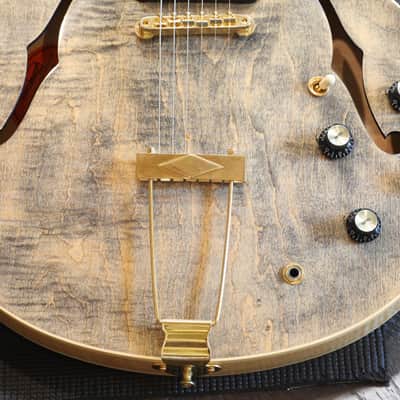 Unplayed! 2023 Gibson Custom Shop 1964 Reissue ES-335 M2M 3x P90 Semi-Hollow Electric Guitar Trans Ebony Black + COA OHSC image 5