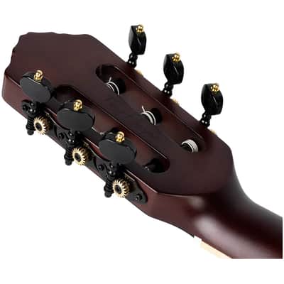 Ortega Guitars RTPDLX-ACA TourPlayer Series Thinline A/E Nylon - Burst Open Box image 5