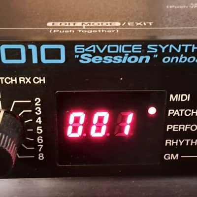 Roland JV-1010 64-Voice Synthesizer Module 1999 - 2003 - Black image 3