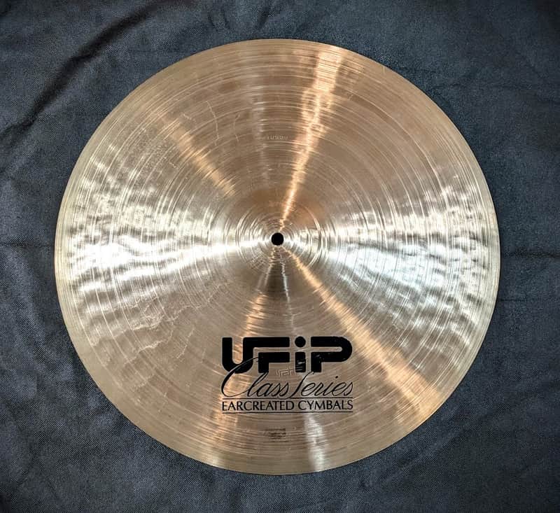 UFIP Class Series 18" Ride/Crash Drum Cymbal - 2009g image 1