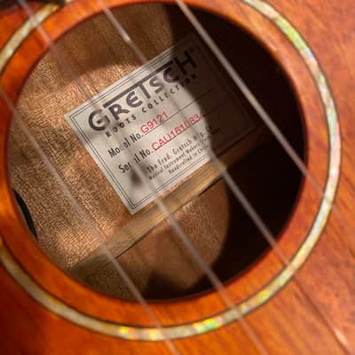 Gretsch G9121 Tenor Acoustic/Cutaway/Electric Ukulele 2016 - Mahogany Stain image 7