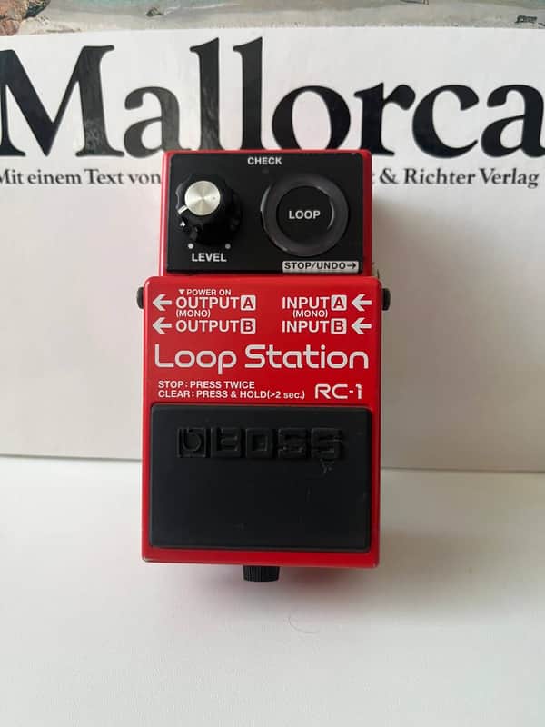 Boss RC-1 Loop Station 2014 - Present - Red image 1