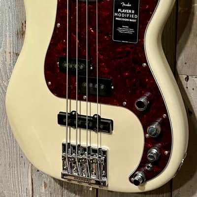 NEW Fender Player II Modified Active Precision Bass with Rosewood Fretboard - Olympic Pearl, Ships Ultra Fast With A Pro Set Up!! image 5