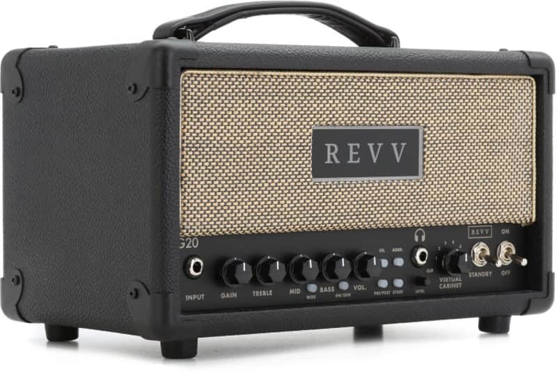 Revv G20 20/4-watt Tube Head - Black Tolex (RevvG20Td2) image 1