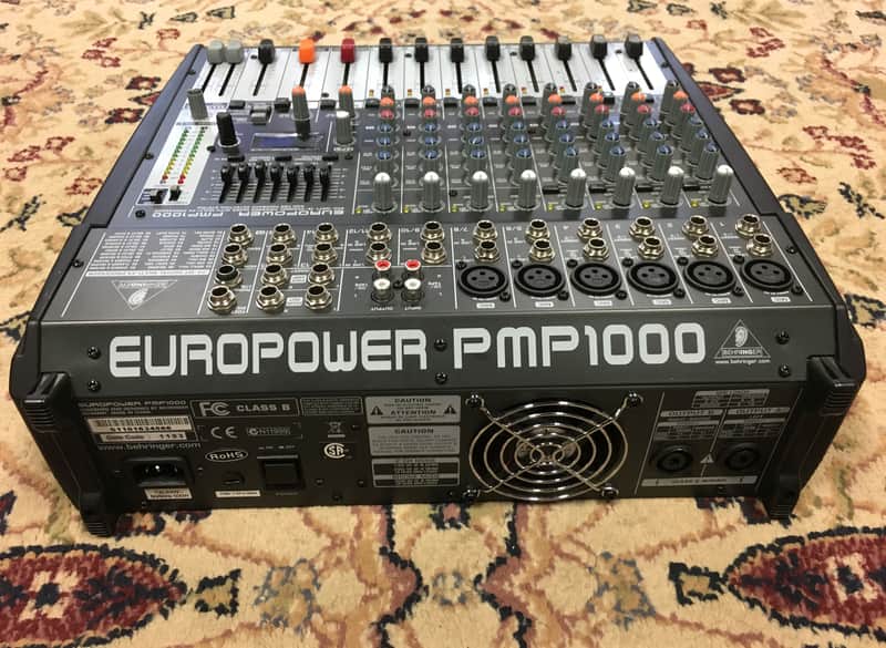Behringer Europower PMP1000 500-Watt 12-Channel Powered Mixer with