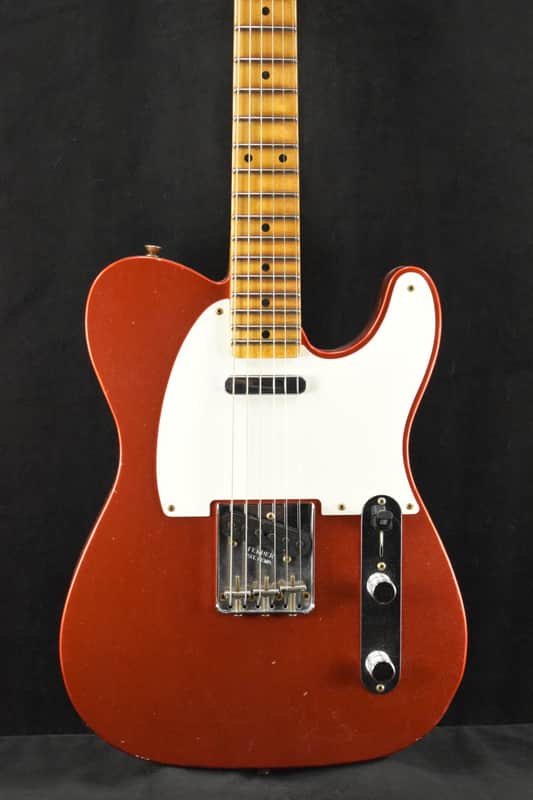 Fender Custom Shop '57 Telecaster Journeyman Relic - Aged Candy Tangerine image 1
