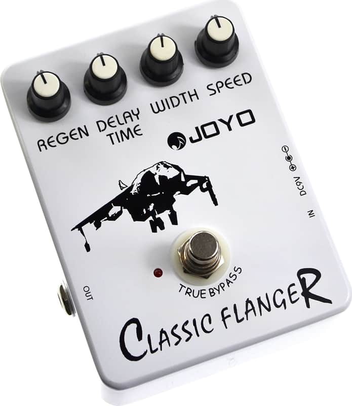 Joyo JF-07 Classic Flanger Pedal US Dealer w/ 2 Patch Cables image 1
