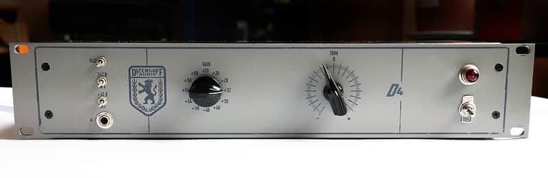 Dizengoff Audio D4 Tube Microphone Preamp 2010s - Gray image 1