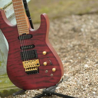 Jackson USA Signature Phil Collen PC1 Satin Stain - Satin Trans Red image 3