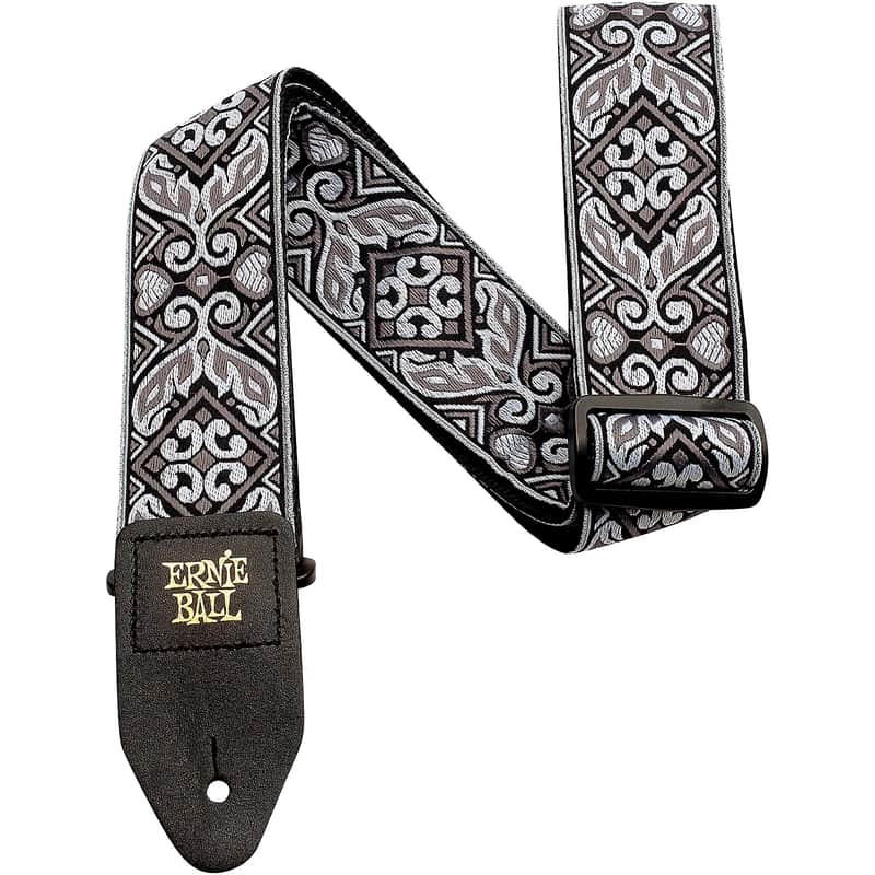 Photos - Guitar Strap Ernie Ball 2010s Jacquard - Tribal Silver Tribal ...
