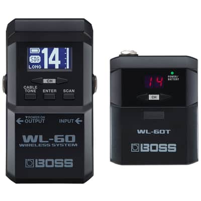Used Boss WL-60 Wireless System for Guitar Pedal Boards
