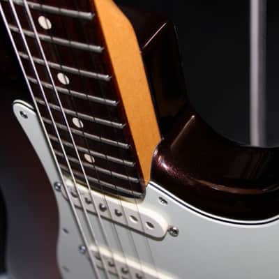 Fender Stratocaster Deluxe Plus HSS guitar 2014 Mystic Sunburst w/ Personality cards image 22
