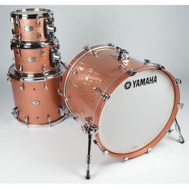 Yamaha Absolute Hybrid Maple 4pc Drum Shell Set w/22x14 Bass , Pink Champagne Sparkle - IN STOCK! image 1
