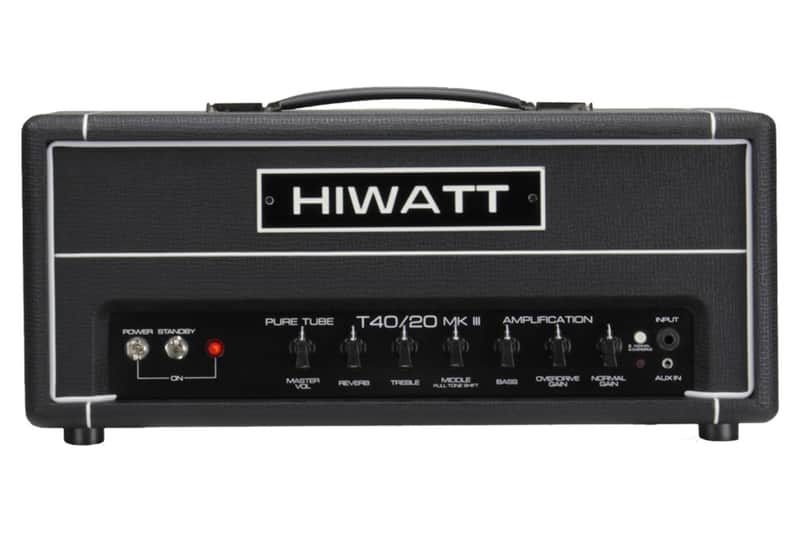 Hiwatt TB40/20 Head - 40/20W 2-Channel Amp w/ Spring Reverb (TB4020H-U) image 1