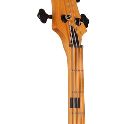 Schecter Riot 4 Session Bass Guitar Aged Natural Satin image 4