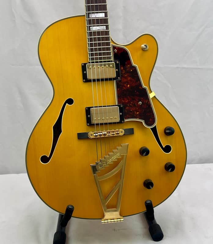 D'Angelico Excel EX-DH Hollow Body with Stairstep Tailpiece 2016 - Natural-Tint image 1