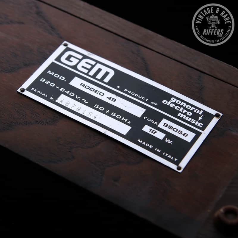 Video) *Serviced* Rare GEM Rodeo 49 Vintage Synth Organ & Rhythm