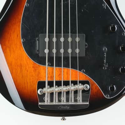 Sterling by Music Man Stingray Ray35 5-String Vintage Sunburst image 3