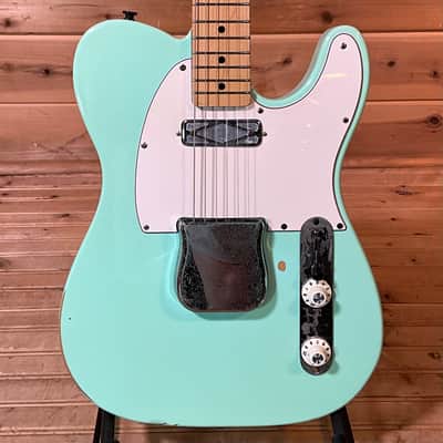 Fender Philbilly Deluxe Telecaster Relic Electric Guitar USED - Seafoam Green image 1