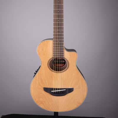 Yamaha APXT2EW 3/4-size Thinline Cutaway Acoustic-electric Guitar - Natural image 2