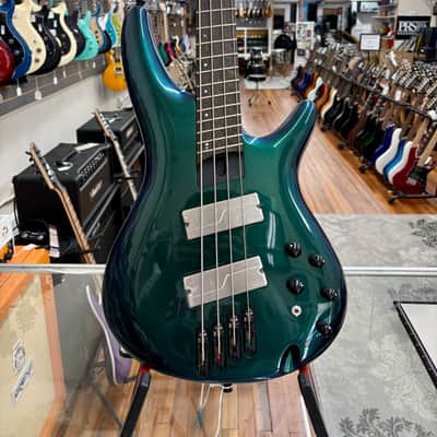 Ibanez Bass Workshop SRMS720 multi-scale 4-string electric bass guitar 2024 - Blue Chameleon image 1