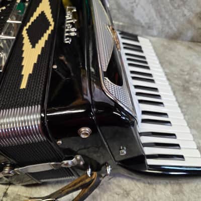 Contello Italian accordion 15.5"keyboard 3/5 reed lightweight Guerrini build image 5