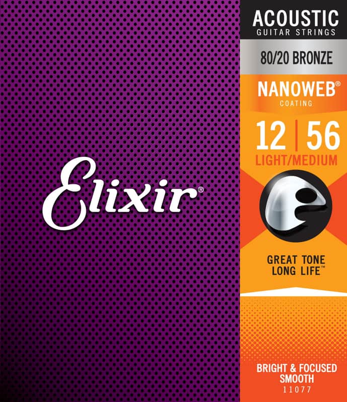Elixir 80/20 Nanoweb Akustik 12-56 image 1