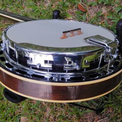 Vintage Iida Model 235 'Masterclone' 5-string Banjo with Case image 1