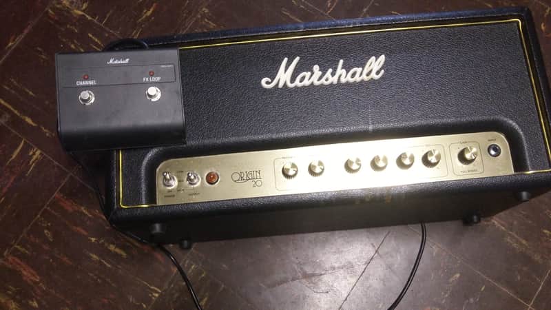 Marshall Origin ORIGIN20H 20-Watt Tube Guitar Amp Head 2018 - Present - Black image 1