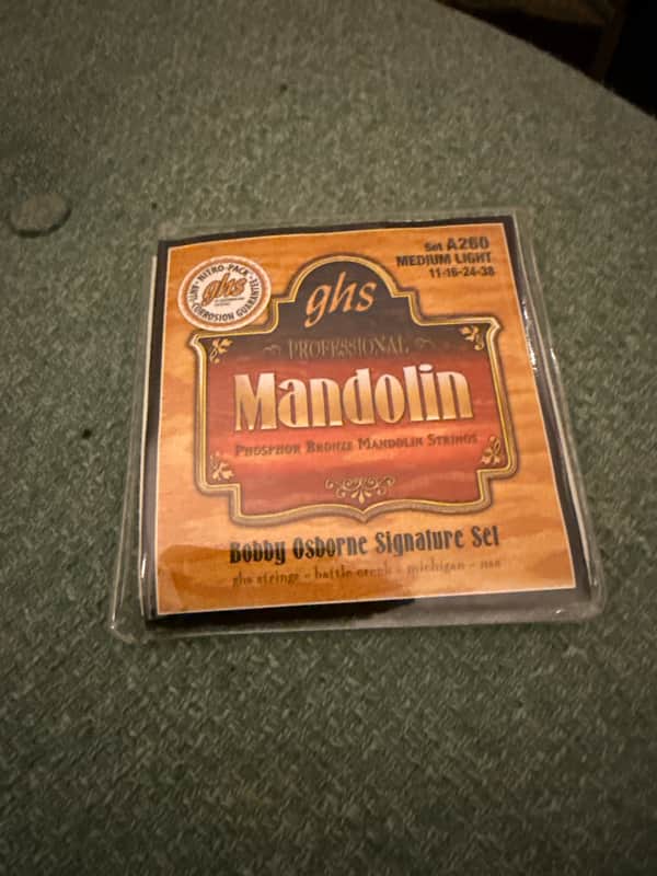 GHS A260 11-16-24-38 Bobby Osborne Mandolin Strings image 1