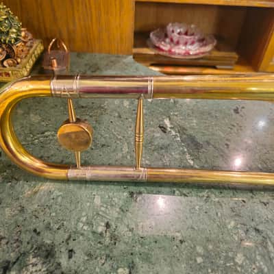 Vintage Orpheus Trombone Kyiv Ukraine 1969 #567 — Brass w/ Original Case image 14