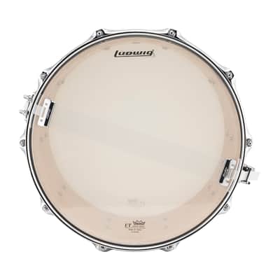 Ludwig Universal Wood 6.5x14" Beech Snare Drum w/Triple Flange Hoops & Tube Lugs | Authorized Dealer image 4