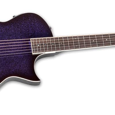 ESP LTD TL-6 Acoustic-Electric Guitar Purple Sparkle Burst BRAND NEW TL6 image 3