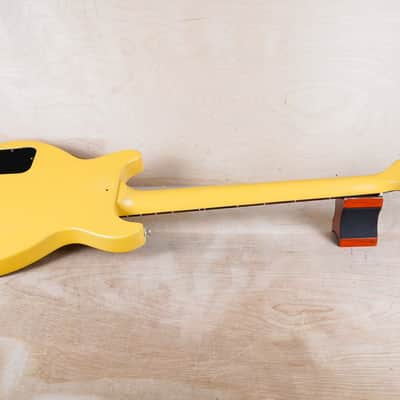 Gibson Les Paul Faded Double Cutaway 2008 Worn Yellow DC Special w/ Gold Gibson Hard Case image 8