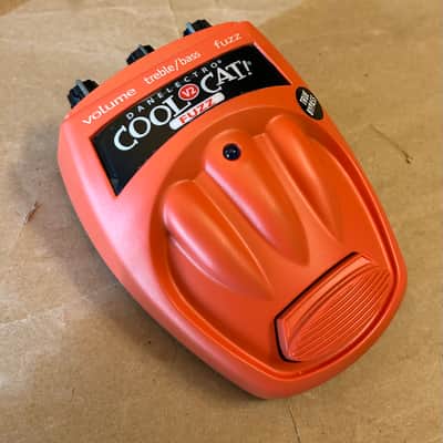 Danelectro Cool Cat Fuzz 2010s - Orange Very Good Condition 2nd Version V2 True Bypass NOS Mint in box with all papers image 3