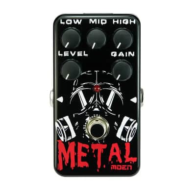 MOEN AM-TM Metal Guitar Effect Pedal, Metal Distortion Level Gain Low Middle High Guitar image 1