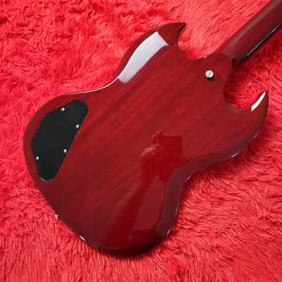 2008 Tokai SG155 Premium Series SG Standard - Cherry Lacquer - 1 Piece Honduras Mahogany Body - Original Case - Made In Japan MIJ image 12