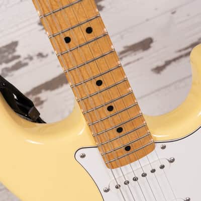 Fender CIJ "Yngwie Malmsteen" Stratocaster - Yellow White  2002-2004 image 13
