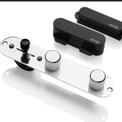 EMG Pickups T-System Solderless Replacement Pickup System for Telecaster (Black) image 1