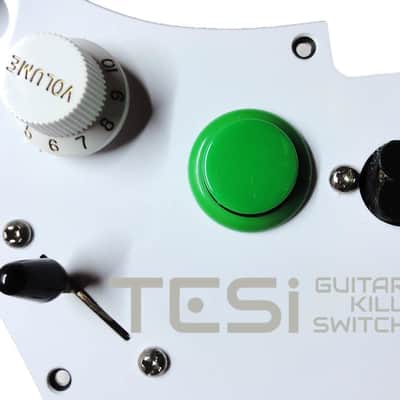 Tesi DITO 24MM Momentary Arcade Push Button Guitar Kill Switch Solid Green