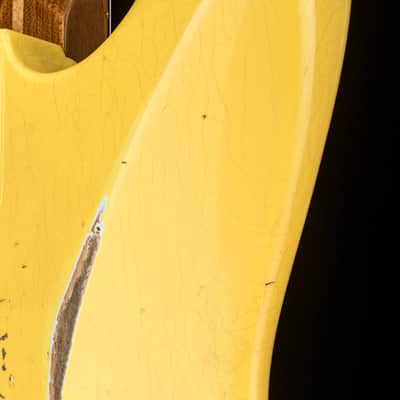 Fender Custom Shop Empire 59 Transition Stratocaster Relic - Aged Canary Yellow #19541 image 13