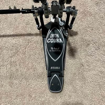 Tama Iron Cobra Power Glide Double Pedal w/ Case and Drum Key image 7