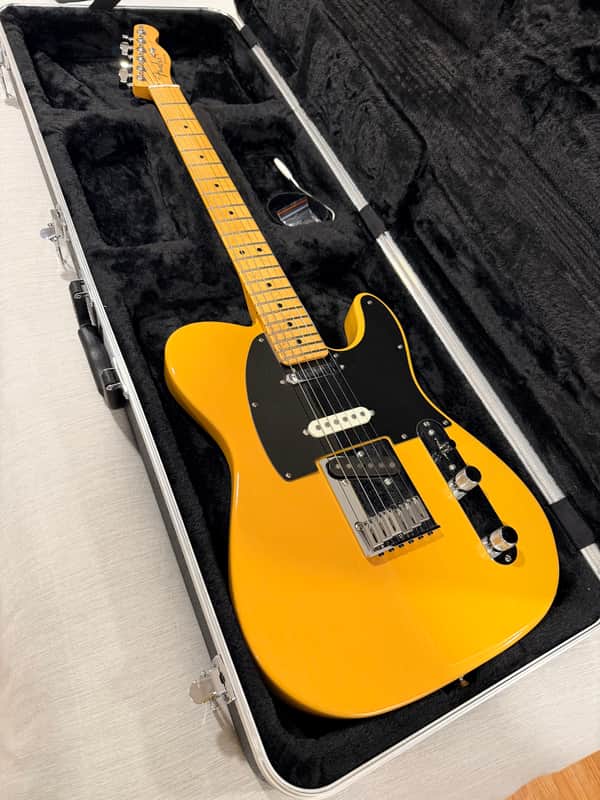 Fender Player Plus Nashville Telecaster with upgraded pickups.  Butterscotch Blonde