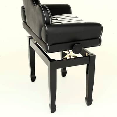 Kid's Adjustable Keynote Piano Stool - Polished Ebony - FS605PE image 2