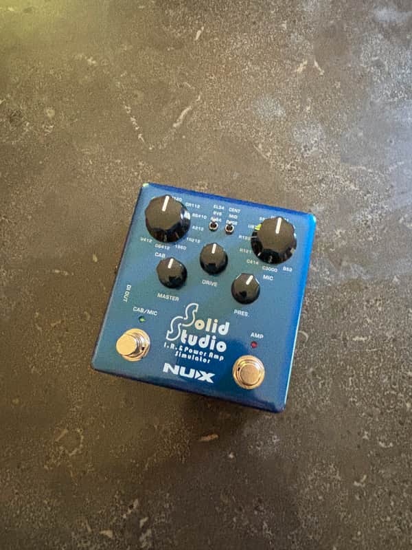 NuX NSS-5 Solid Studio IR and Power Amp Simulator 2010s - Blue image 1
