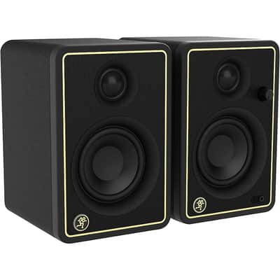 Mackie CR3-X 3" Powered Studio Monitors Limited-Edition Gold Trim (Pair) Regular image 1