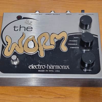 Electro-Harmonix The Worm Analog Wah / Phaser / Vibrato / Tremolo (Large Box) 2000s - Black/Metal image 1