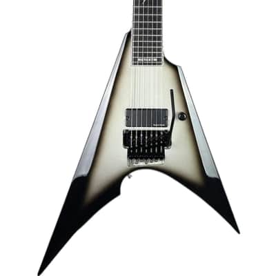 ESP E-II JL-7 Katana Jesse Liu Signature 2014 - Silver Sunburst