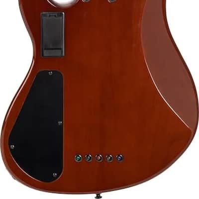 Cort GBFUSION5ABB GB Series Fusion 5 String Bass Guitar. Antique Brown Burst image 2
