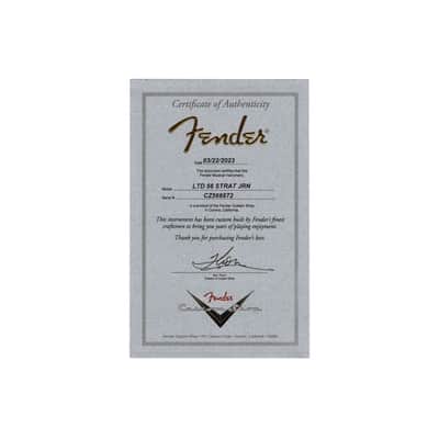 Fender CUSTOM SHOP STRATOCASTER 56 LTD JRN AWBL image 14